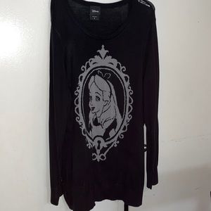 Black Alice and Wonderland Sweater size 2X